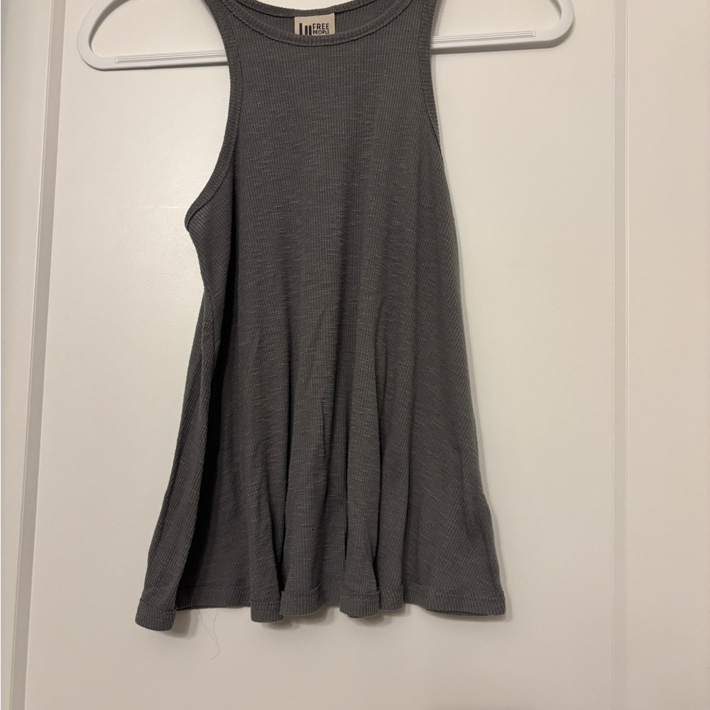Free People Charcoal Tank Top